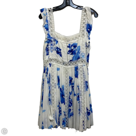 Dress Casual Short By Buddy Love In Blue & White, Size: M