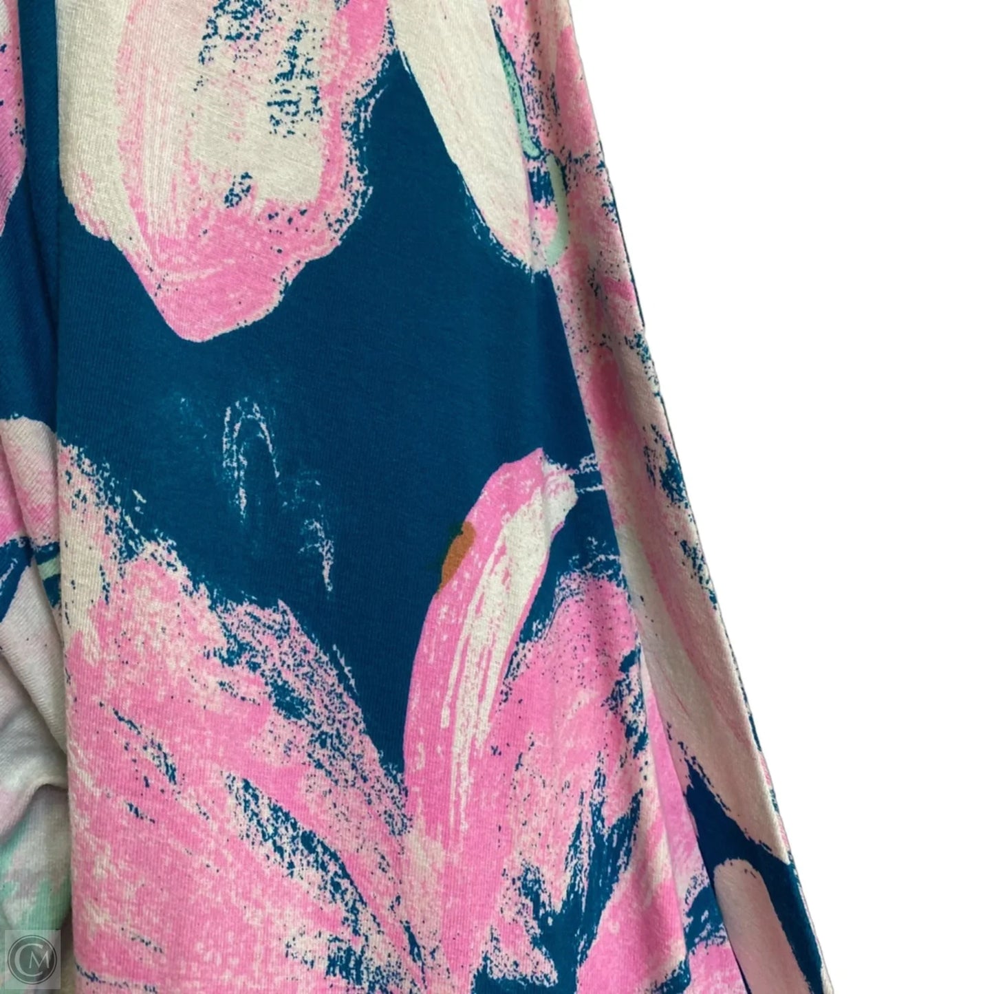 Romper Designer By Lilly Pulitzer In Green & Pink, Size: L