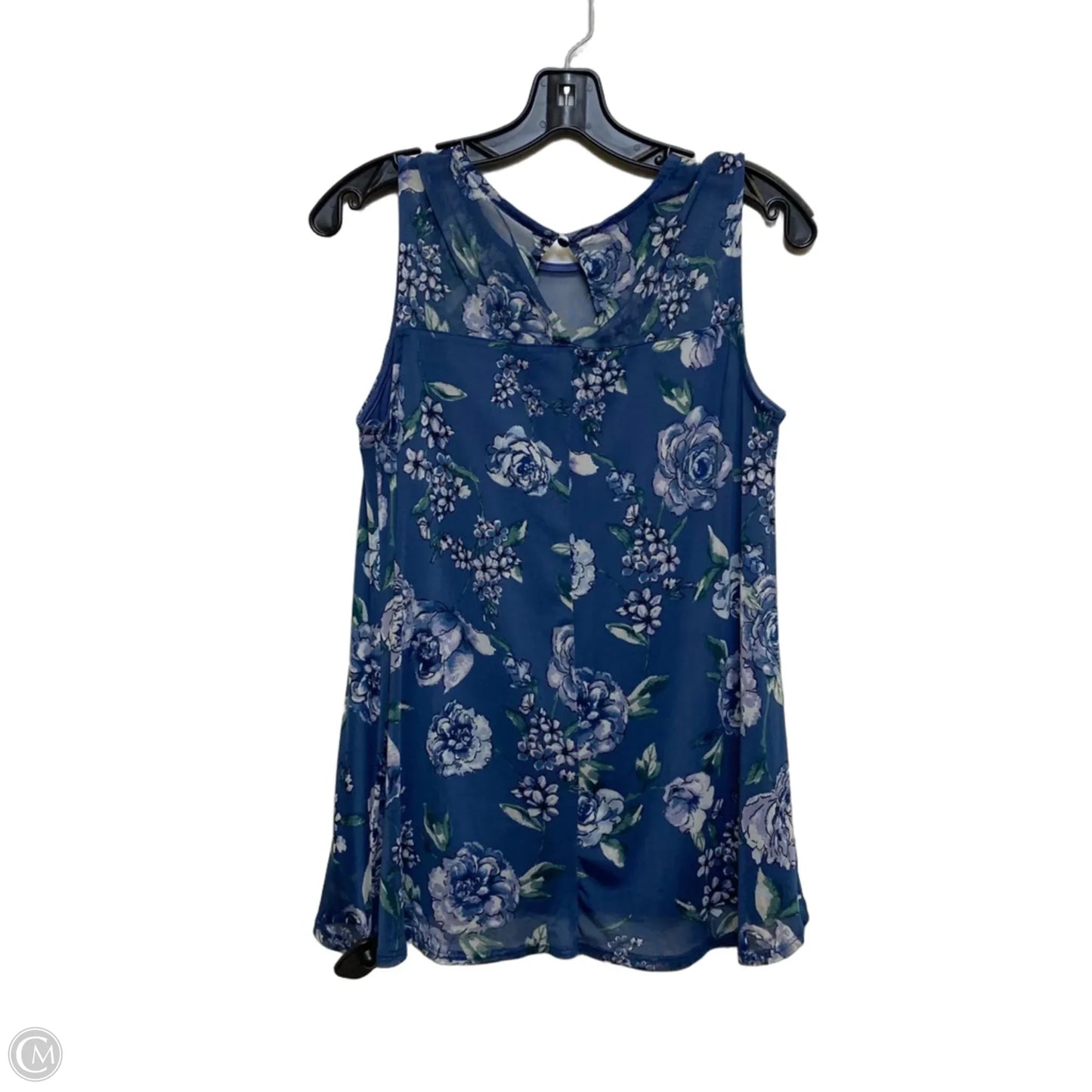 Top Sleeveless By Apt 9 In Blue, Size: S
