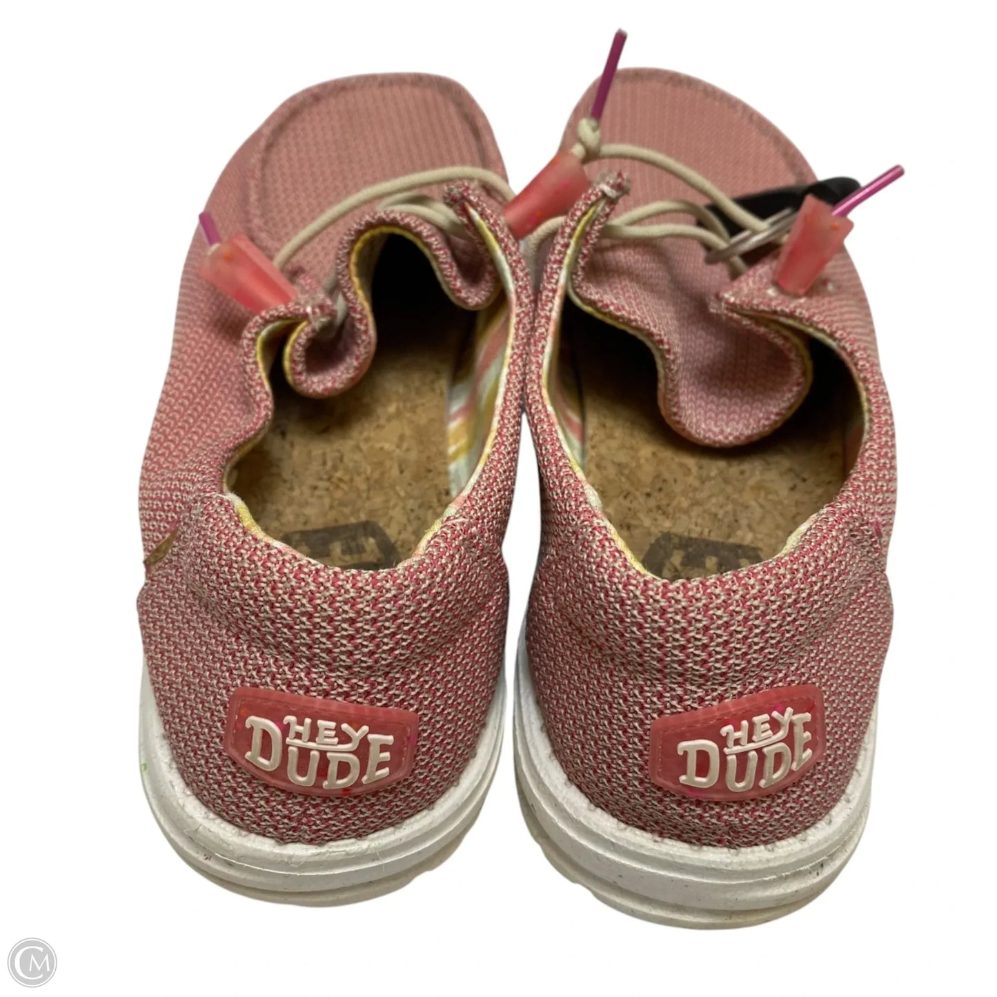 Shoes Flats By Hey Dude In Red, Size: 9