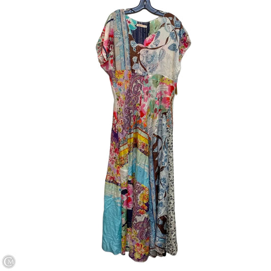 Dress Designer By Johnny Was In Multi-colored, Size: L
