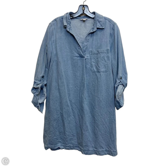 Dress Casual Short By Time And Tru In Blue, Size: Xl