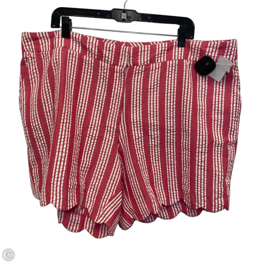 Shorts By Crown And Ivy In Pink & White, Size: 20