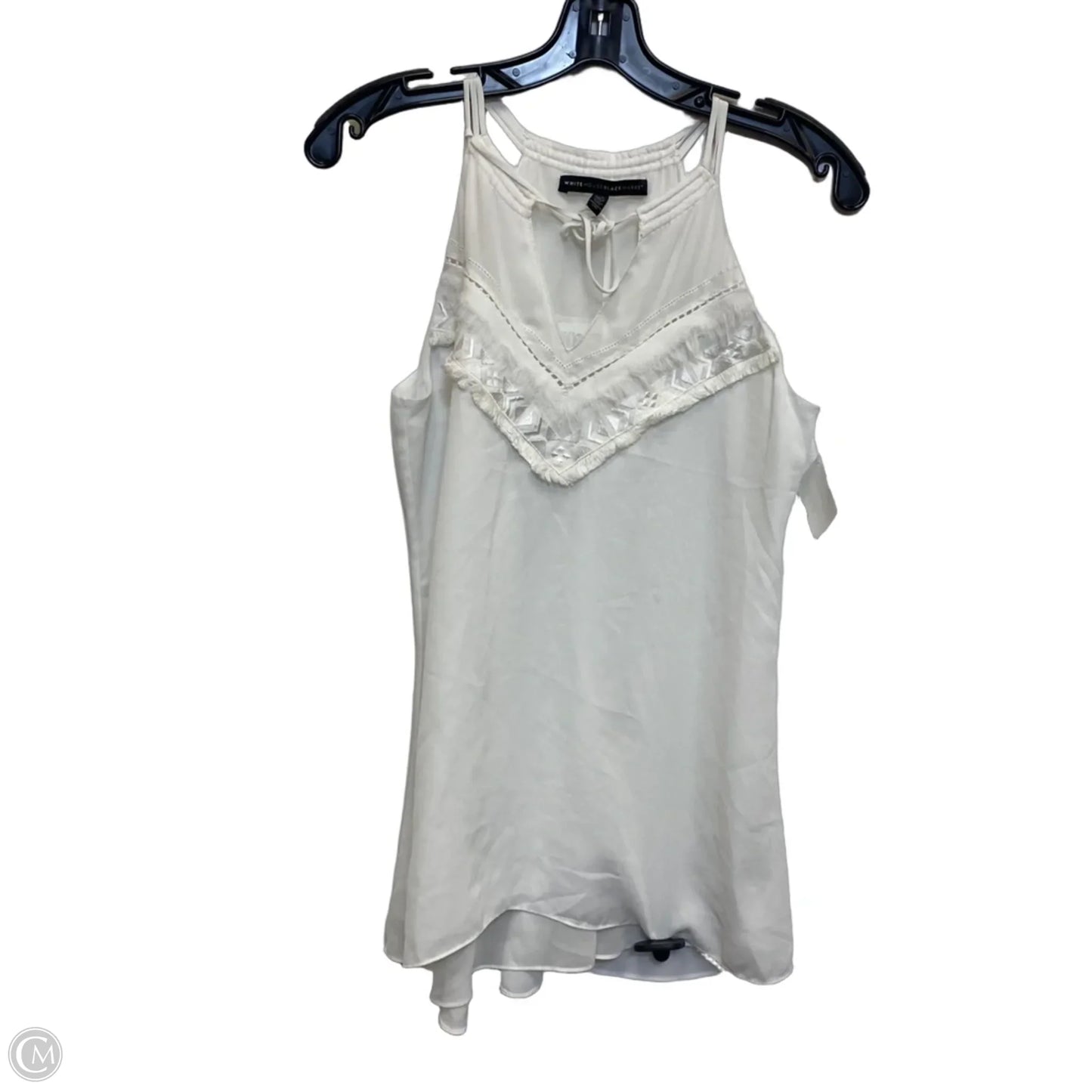 Top Sleeveless By White House Black Market In White, Size: Xs
