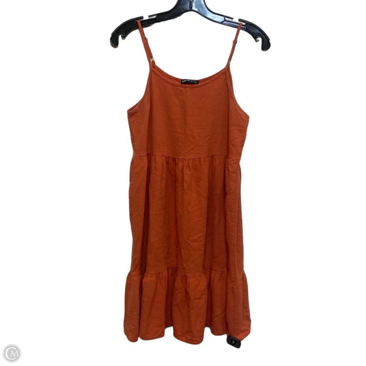 Dress Casual Short By Shein In Orange, Size: Xs