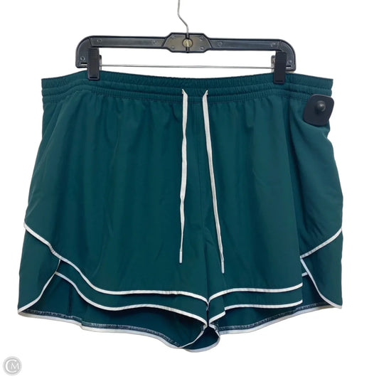 Athletic Shorts By Calia In Green, Size: Xxl