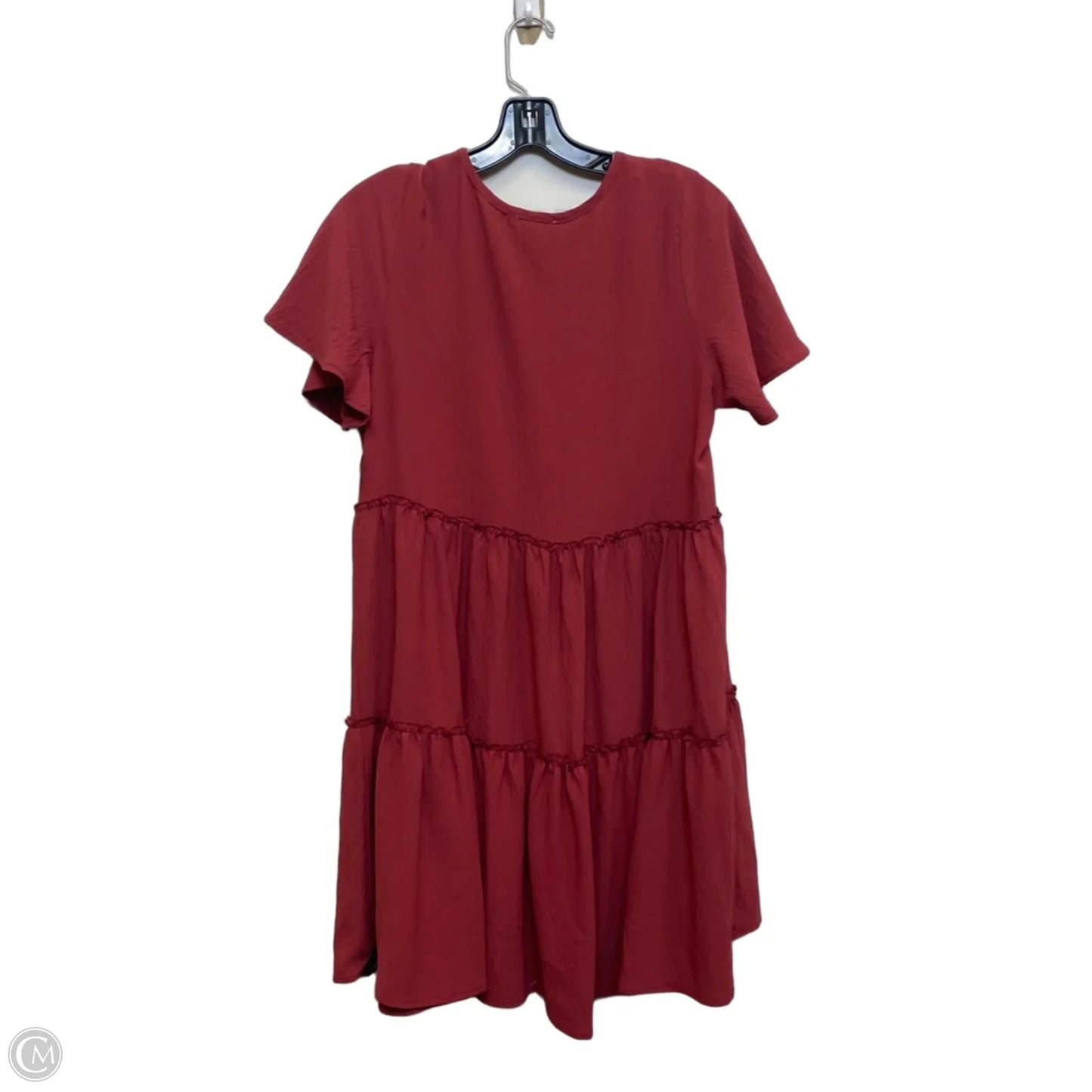 Dress Casual Short By Oddi In Red, Size: M