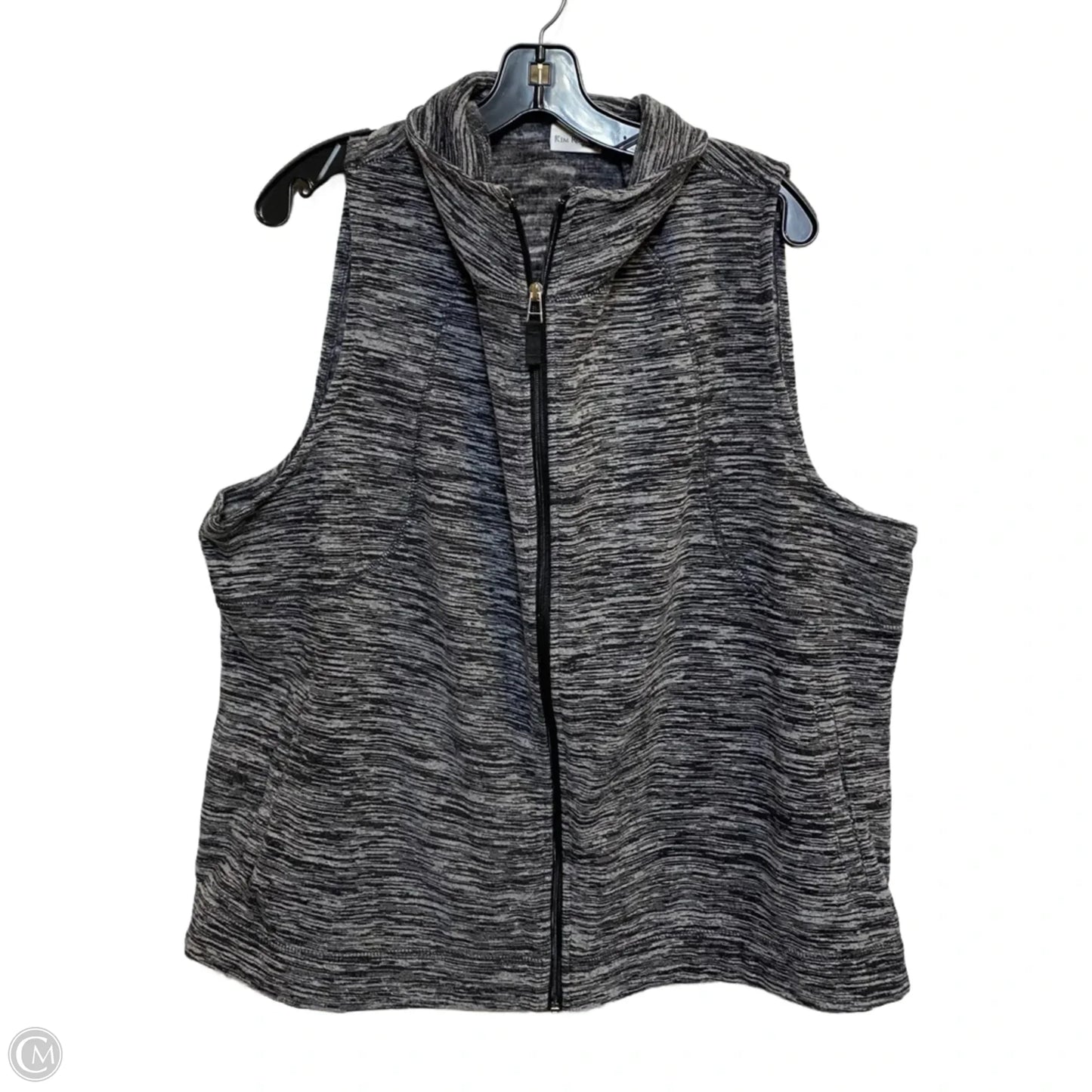 Vest Other By Kim Rogers In Grey, Size: 3x