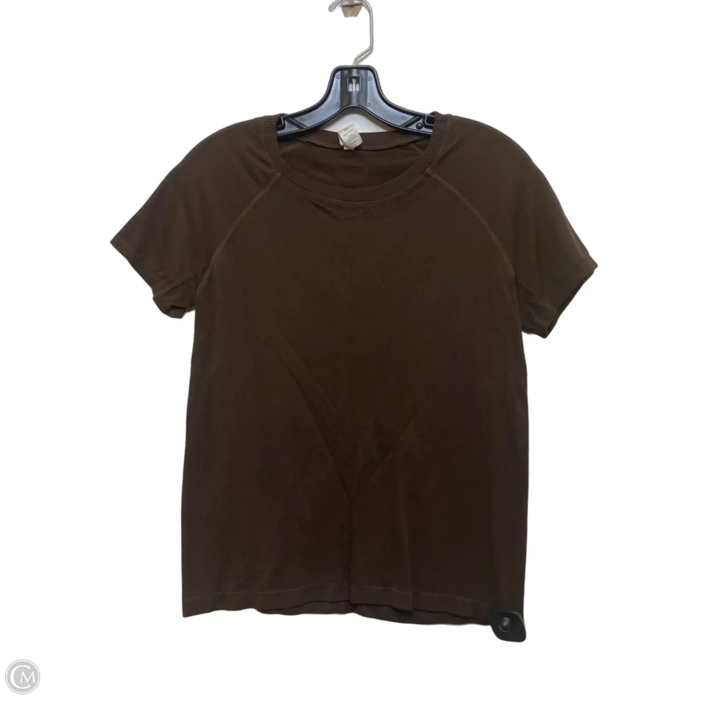 Athletic Top Short Sleeve By 90 Degrees By Reflex In Brown, Size: Xl