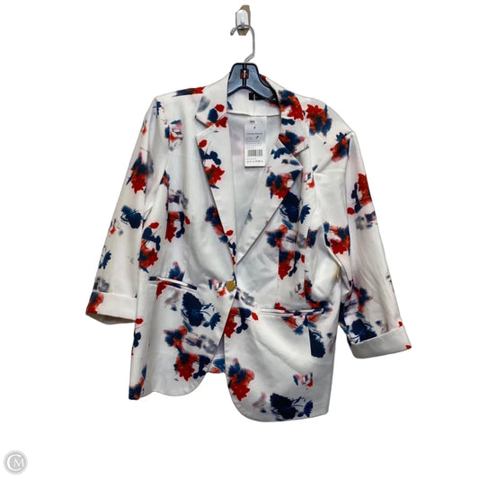 Blazer By Beninos In Blue Red & White, Size: Xl