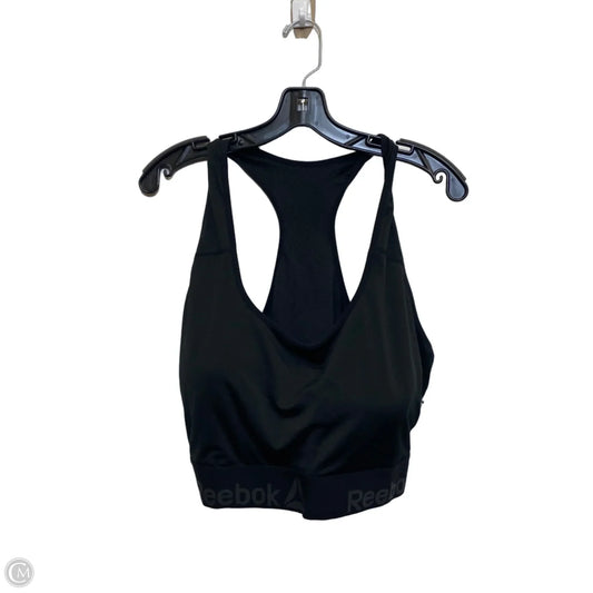 Athletic Bra By Reebok In Black, Size: 3x