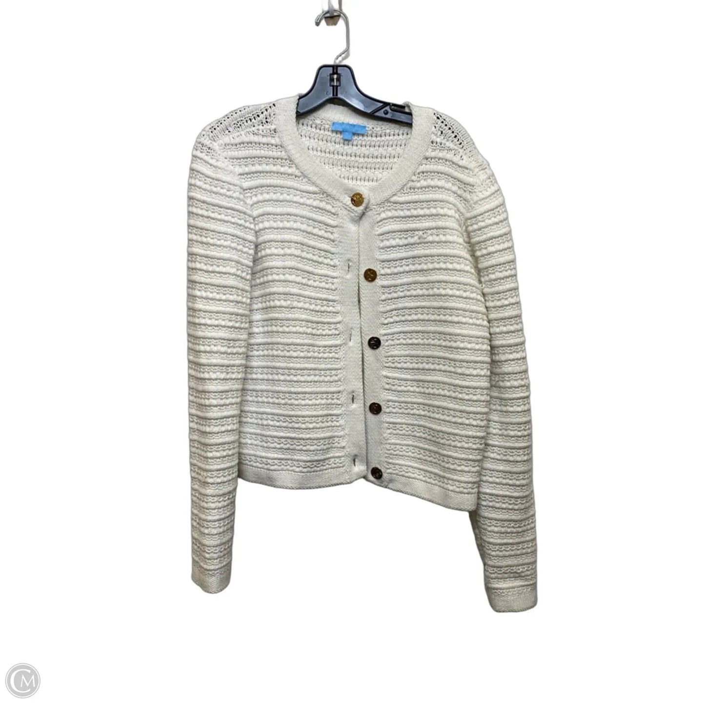 Sweater Cardigan By Draper James In White, Size: Xl