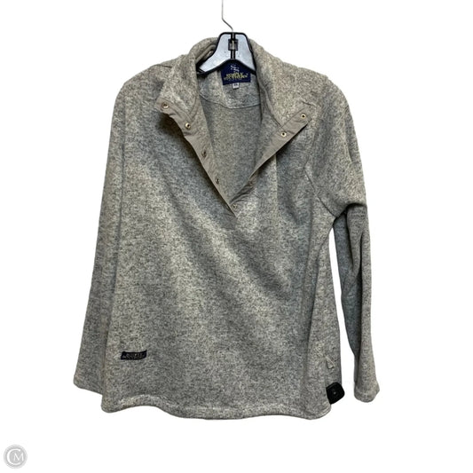 Sweatshirt Collar By Simply Southern In Grey, Size: Xxl