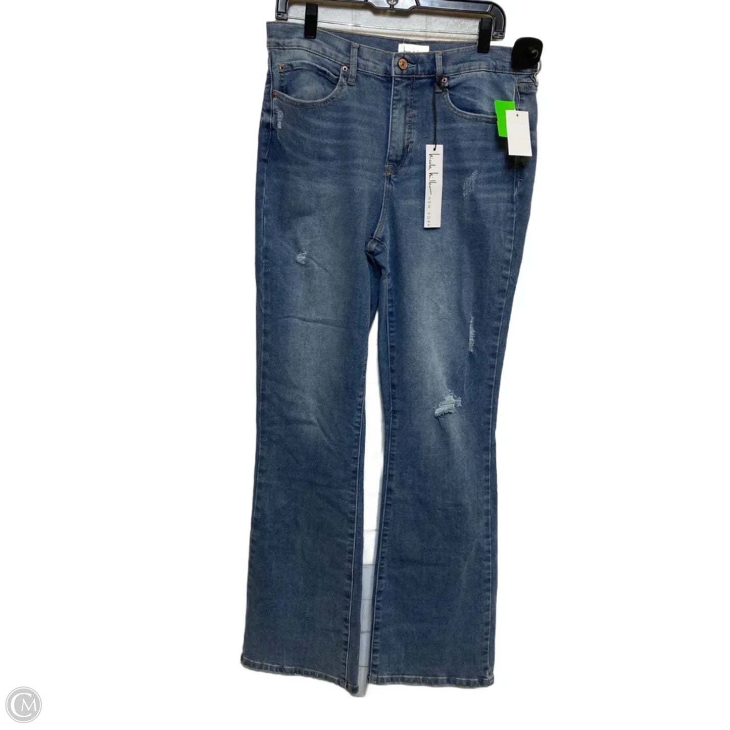 Jeans Boot Cut By Nicole Miller In Blue Denim, Size: 10