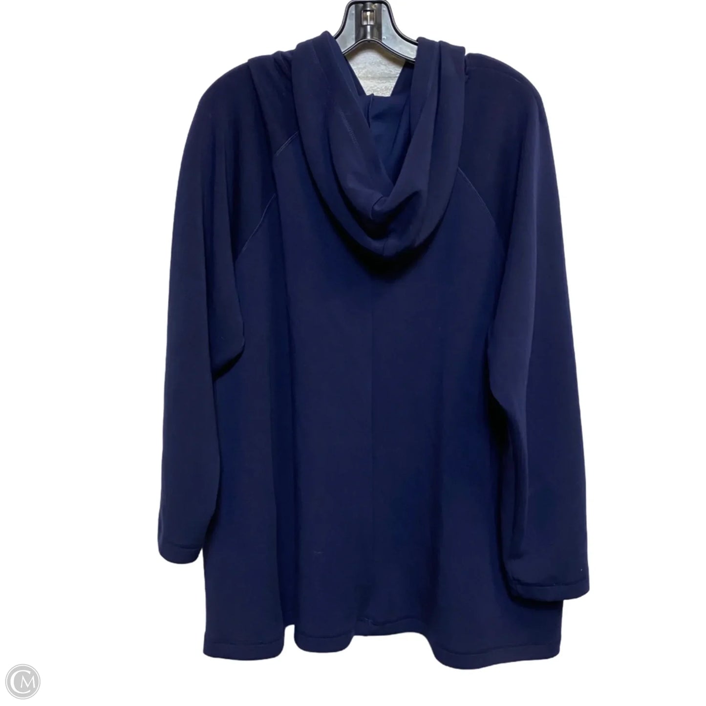 Athletic Sweatshirt Hoodie By Livi Active In Blue, Size: 3x