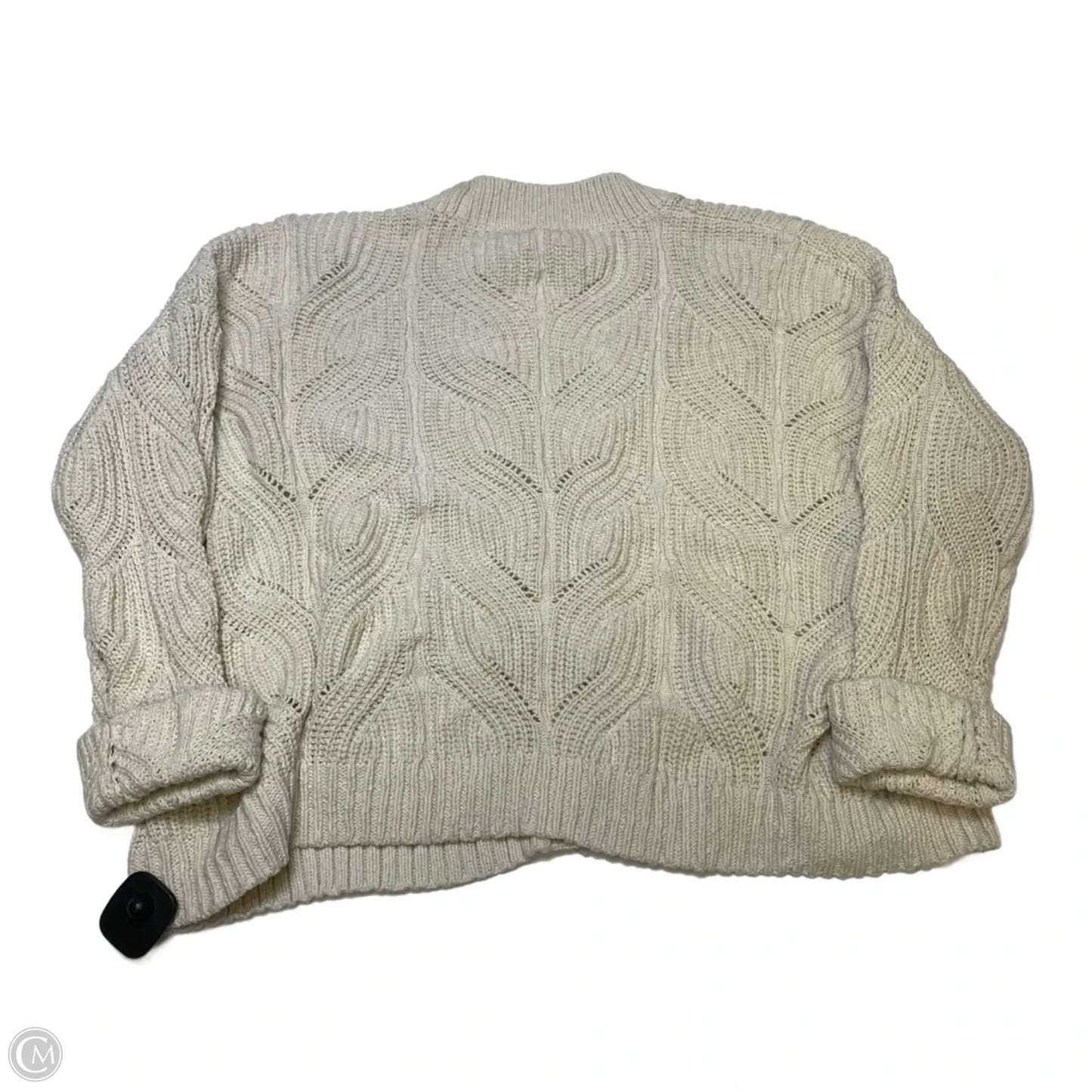 Sweater Cardigan By Madewell In Cream, Size: L