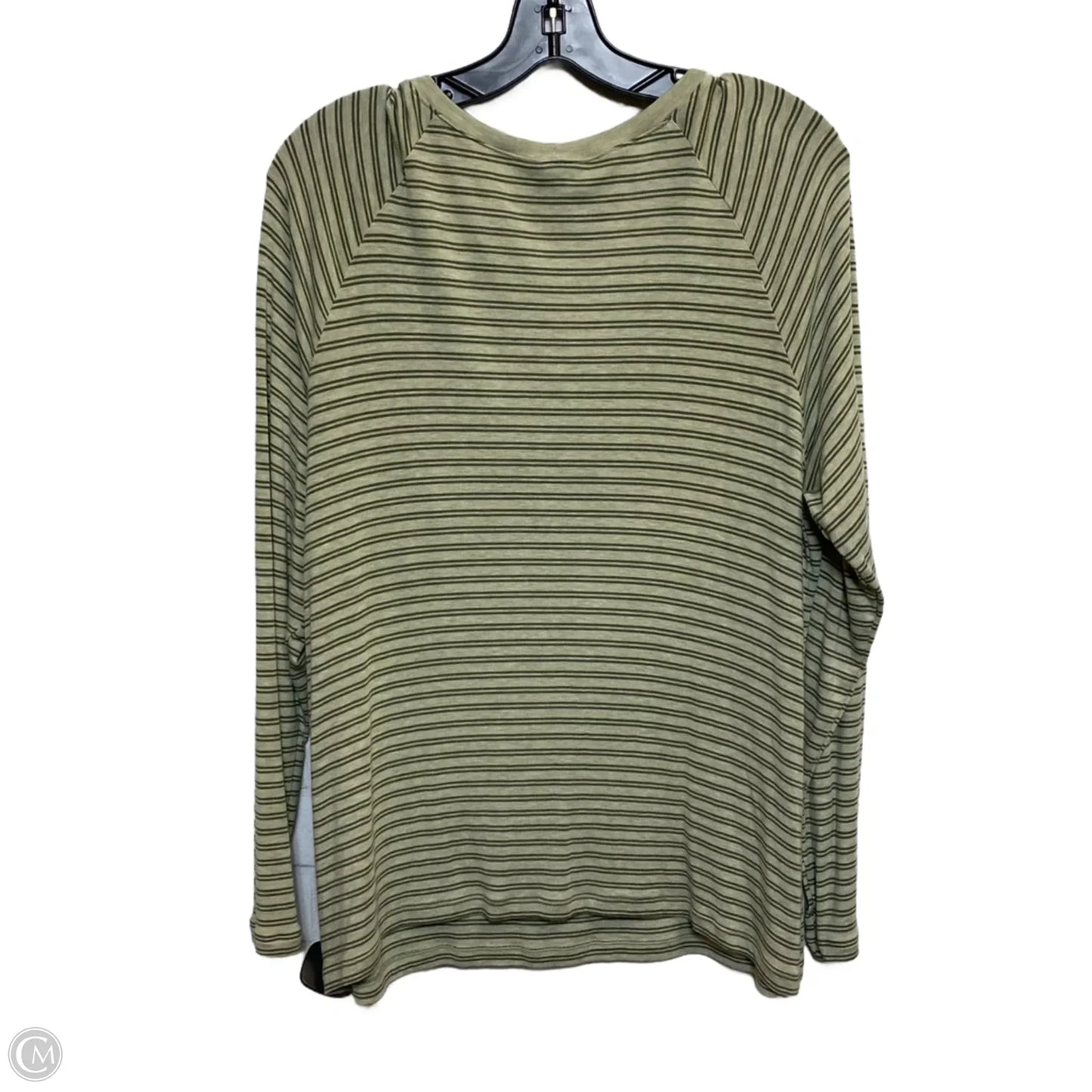 Top Long Sleeve By Cabi In Green, Size: L