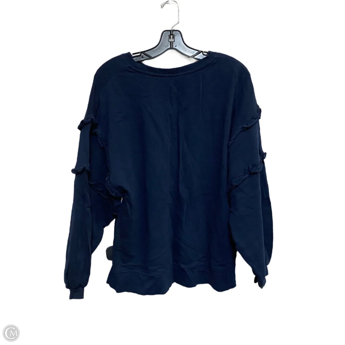 Top Long Sleeve By Time And Tru In Blue, Size: Xl