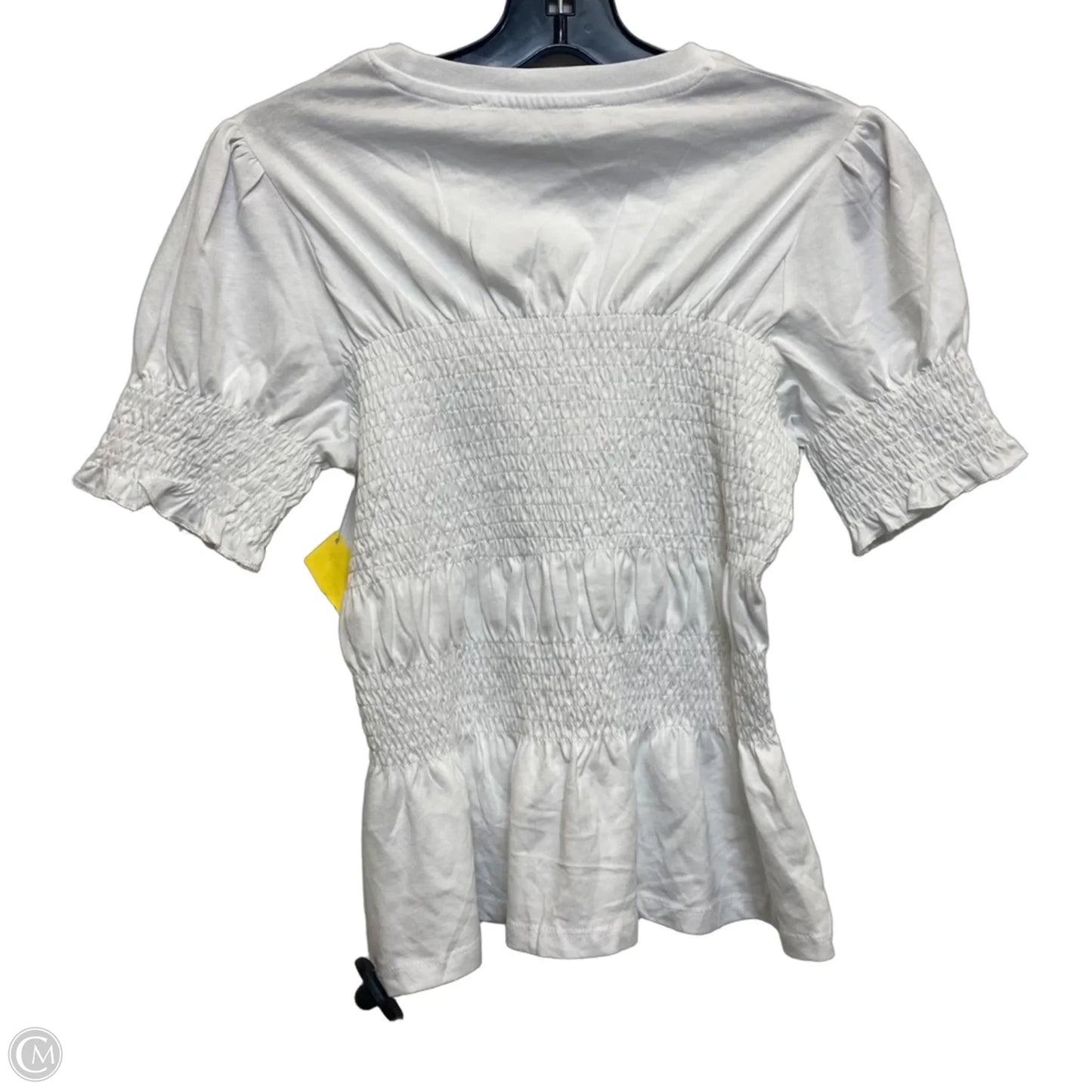 Top Short Sleeve By Primark In White, Size: S