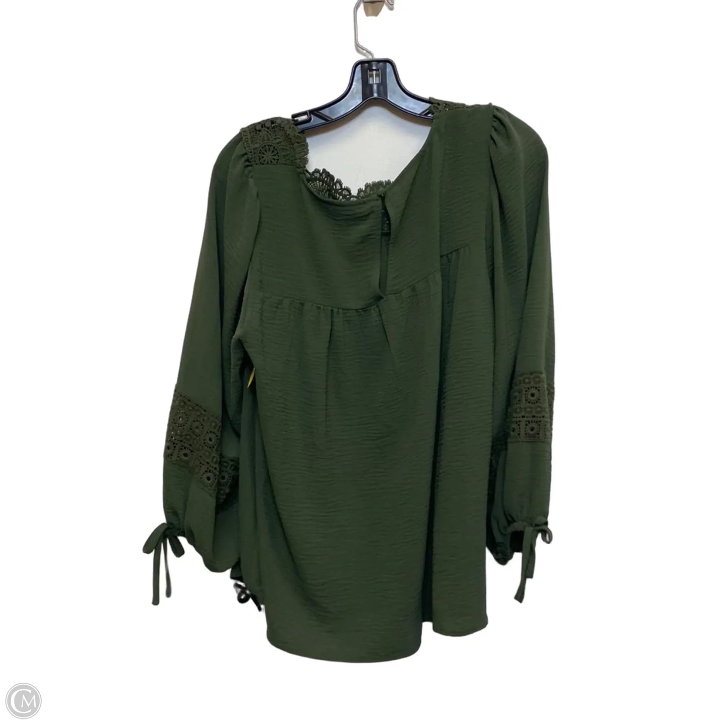 Top Long Sleeve By Torrid In Green, Size: L