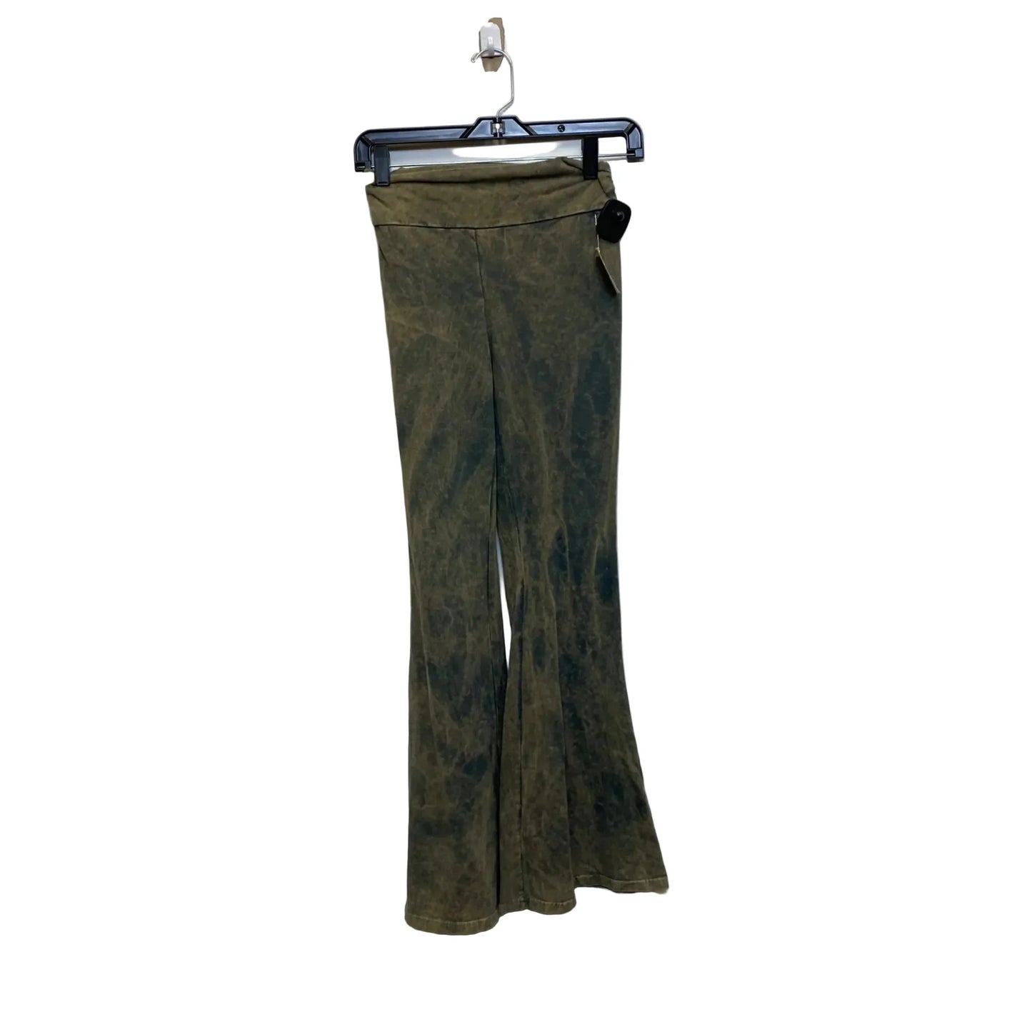 Athletic Leggings By Earthbound In Green, Size: M
