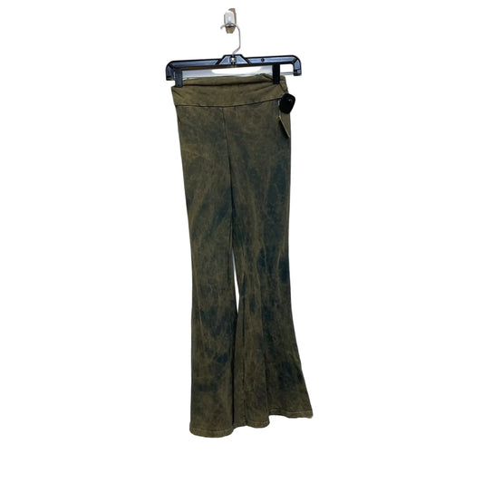 Athletic Leggings By Earthbound In Green, Size: M