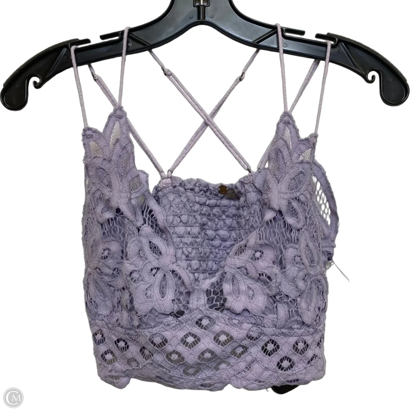 Bralette By Free People In Purple, Size: Xl