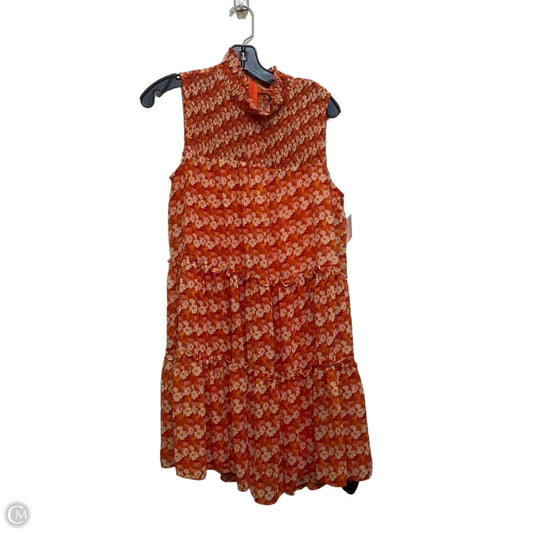 Dress Casual Short By Taylor In Orange, Size: M