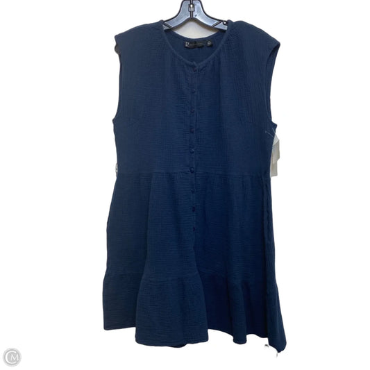 Dress Casual Short By New York And Co In Navy, Size: Xxl