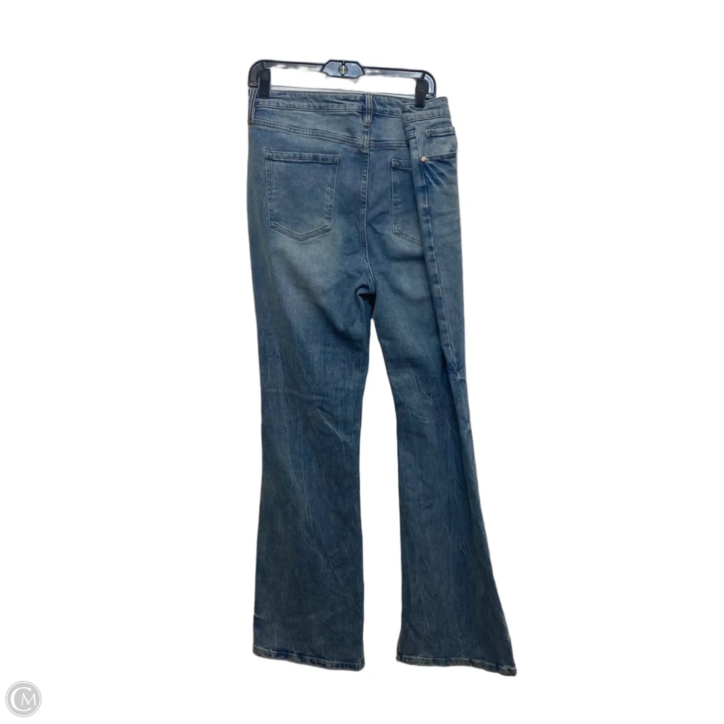 Jeans Boot Cut By Fashion Nova In Blue Denim, Size: 18