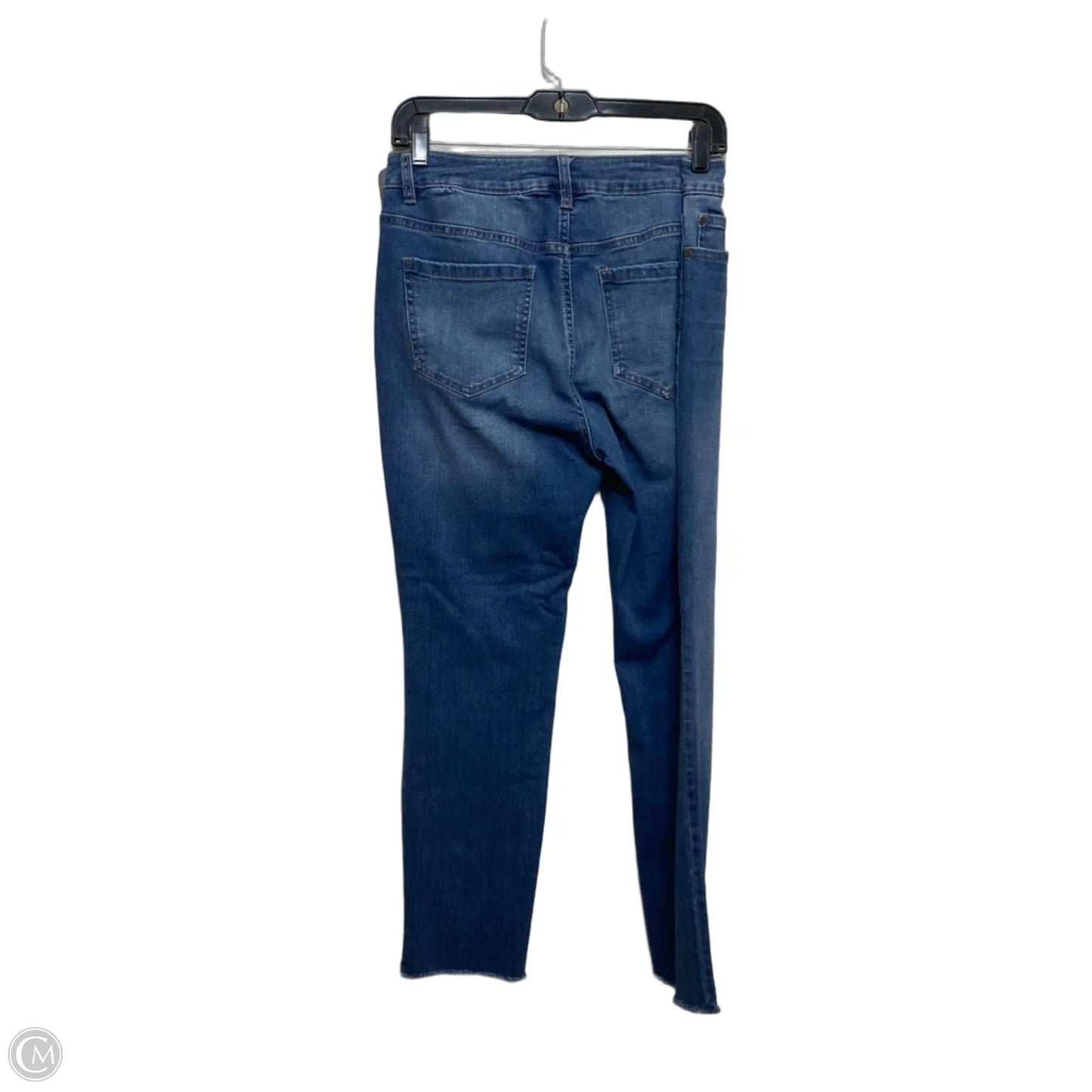 Jeans Skinny By D Jeans In Blue Denim, Size: 10