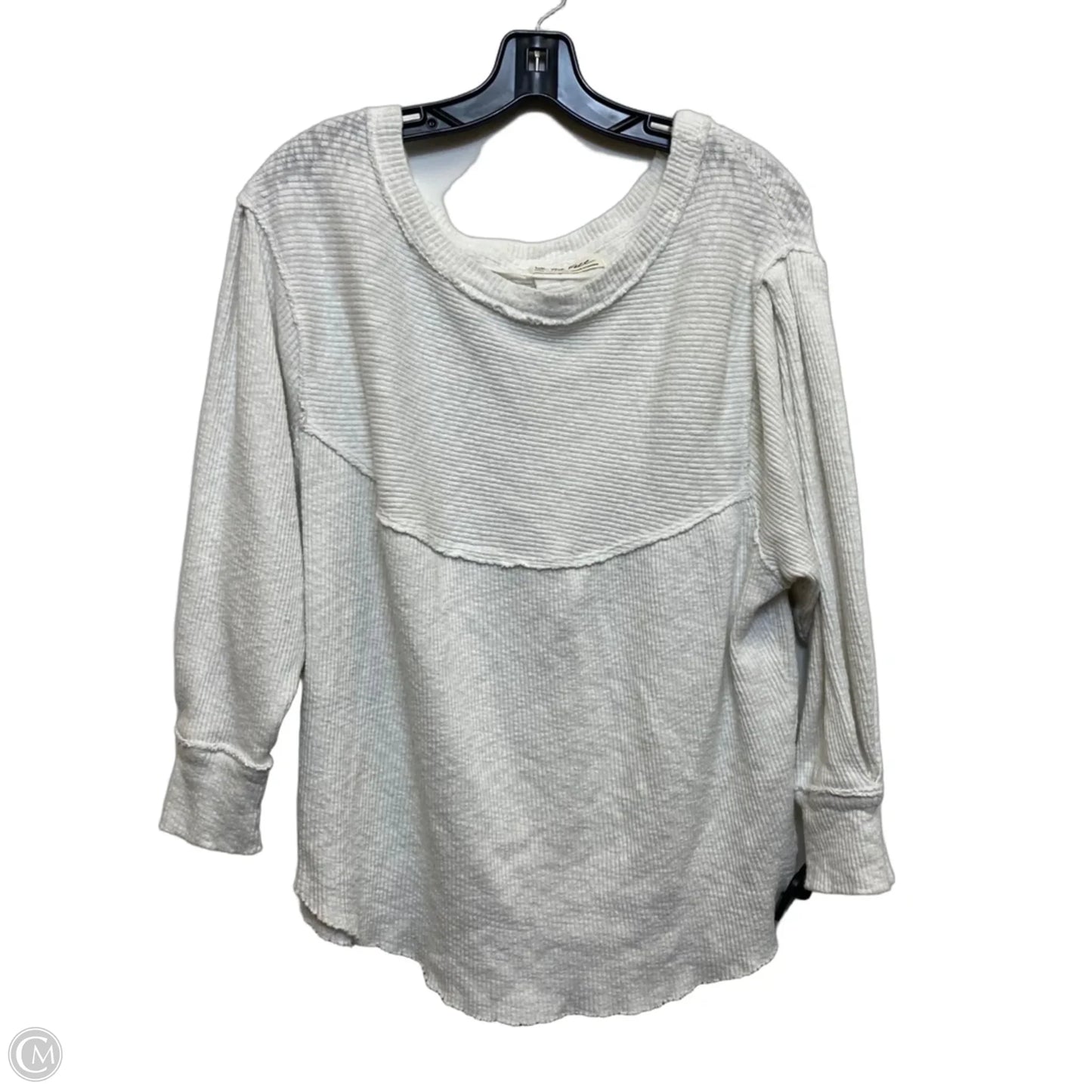 Top Long Sleeve By Free People In White, Size: S