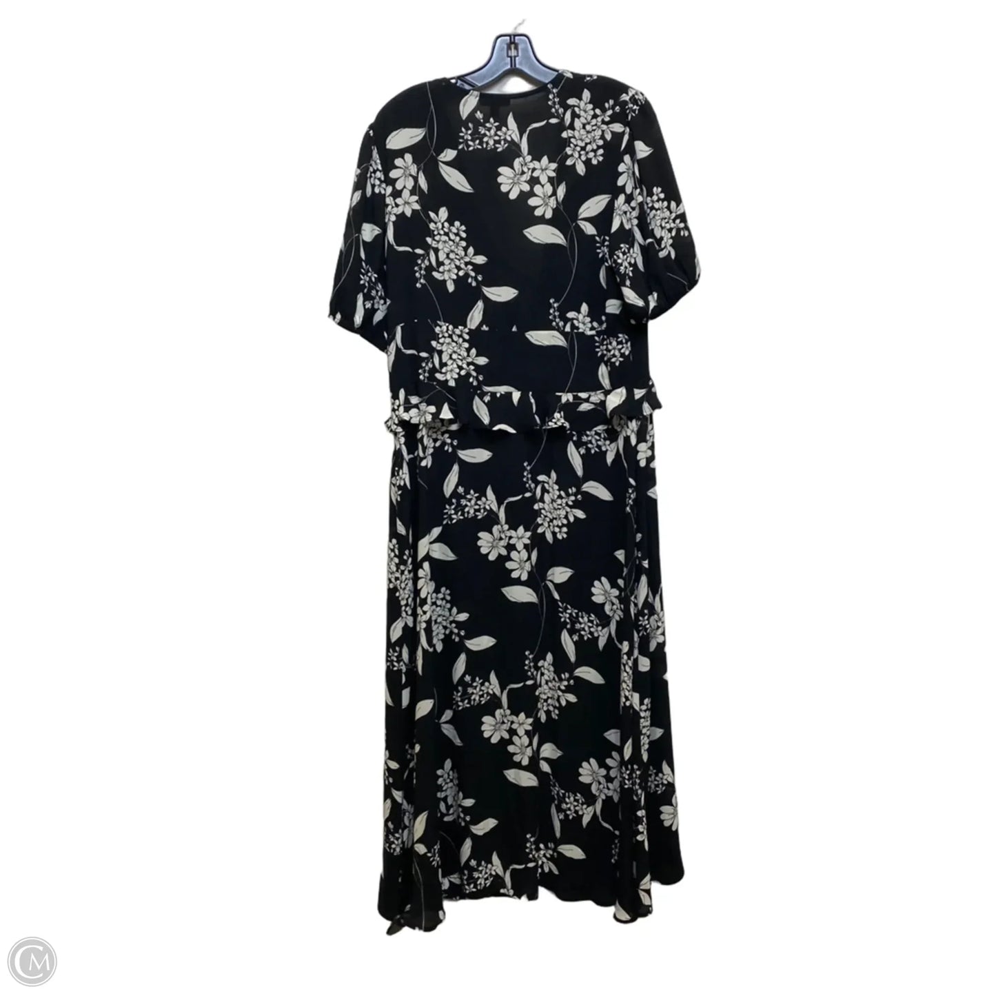 Dress Casual Midi By Express In Black, Size: L