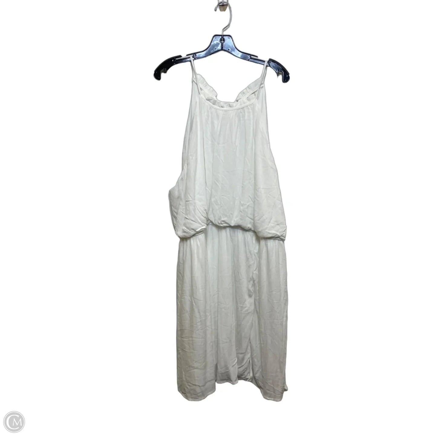 Dress Casual Short By Blue Rain In White, Size: 3x