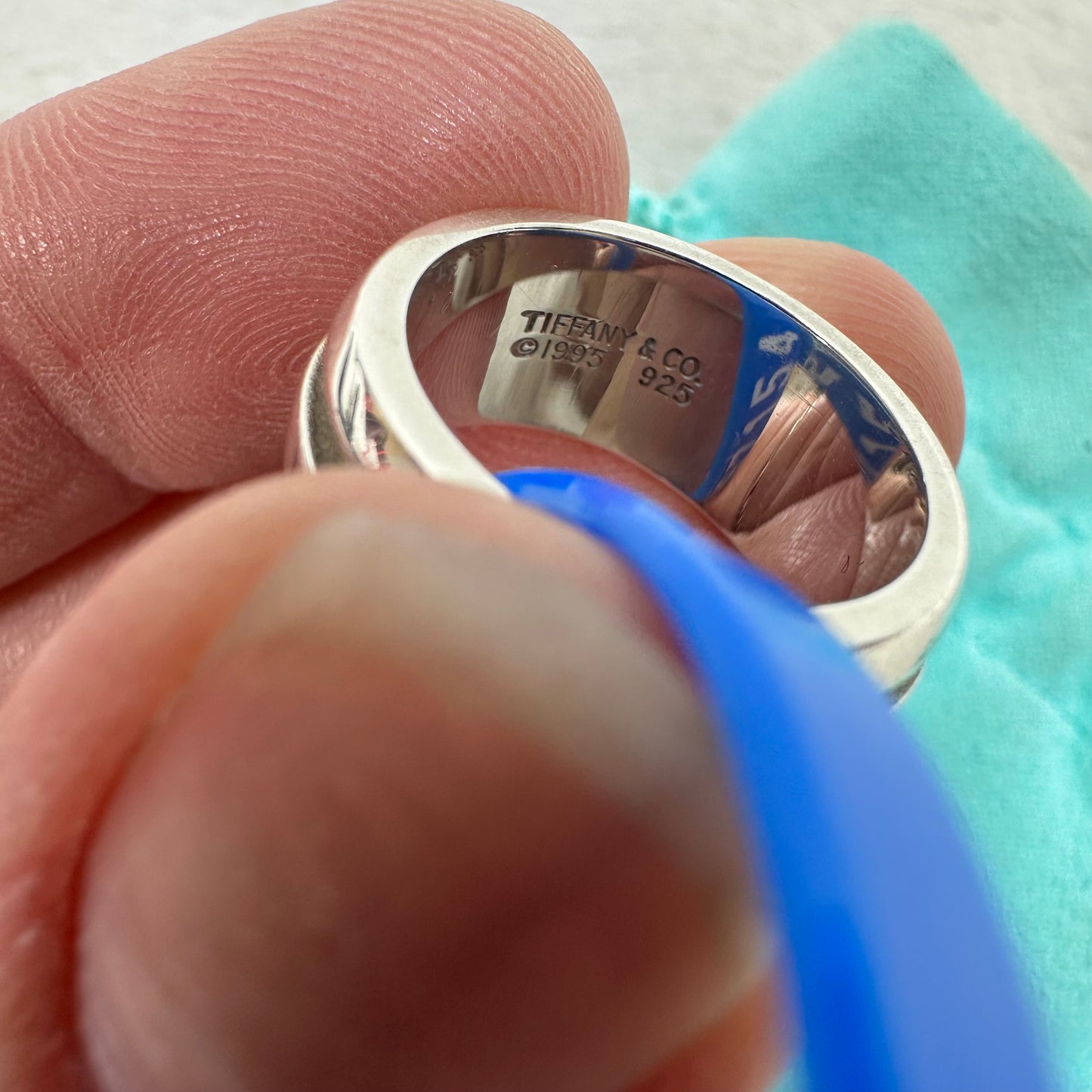 Ring Luxury Designer By Tiffany And Company sz 5.5