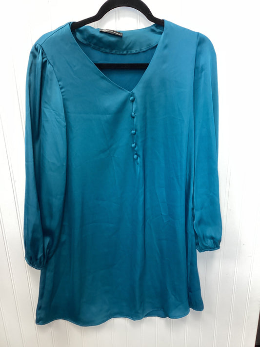 Dress Casual Midi By Prettygarden In Teal, Size:S