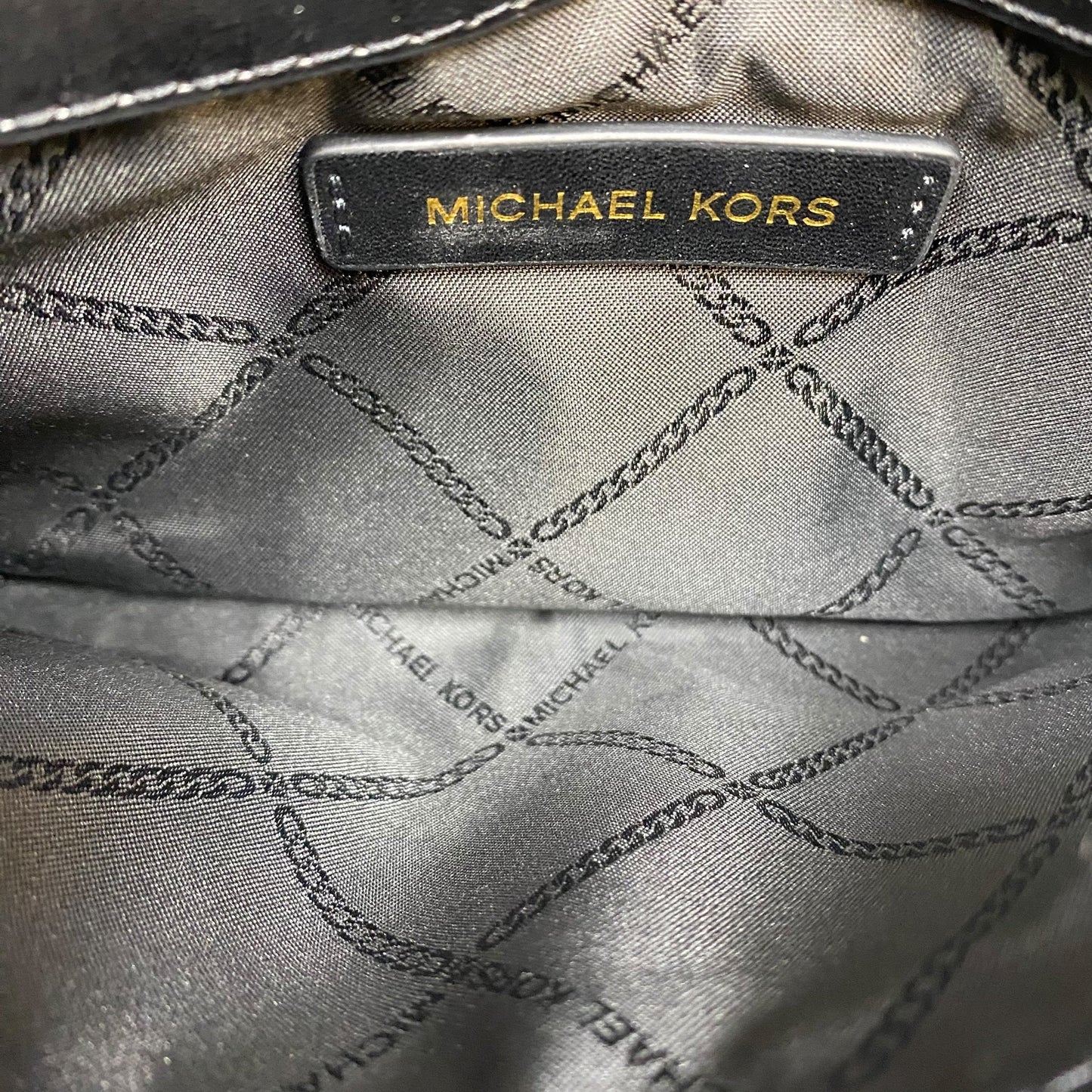 Clutch Designer By Michael Kors In Black, Size:Medium