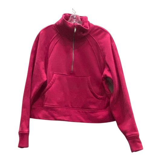 Athletic Sweatshirt Crewneck By Cme In Pink, Size:M