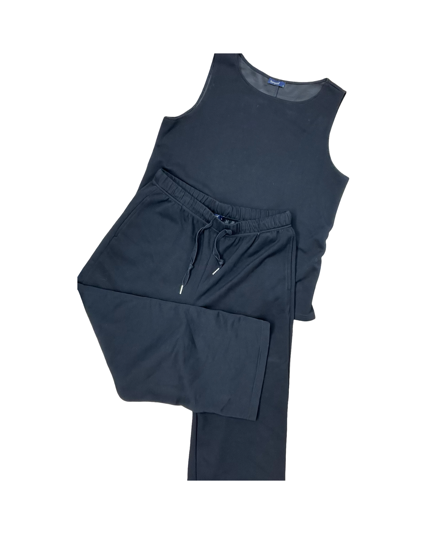 Lounge Set Pants By Clothes Mentor In Black, Size:L