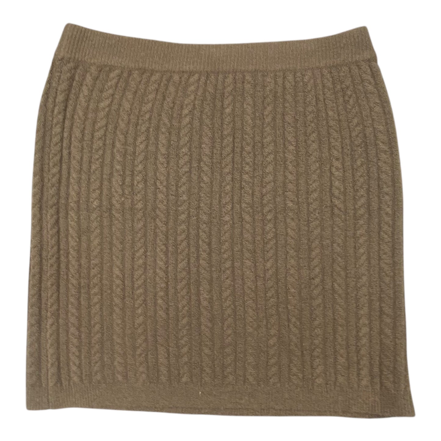 Skirt Midi By Express In Brown, Size:Xl