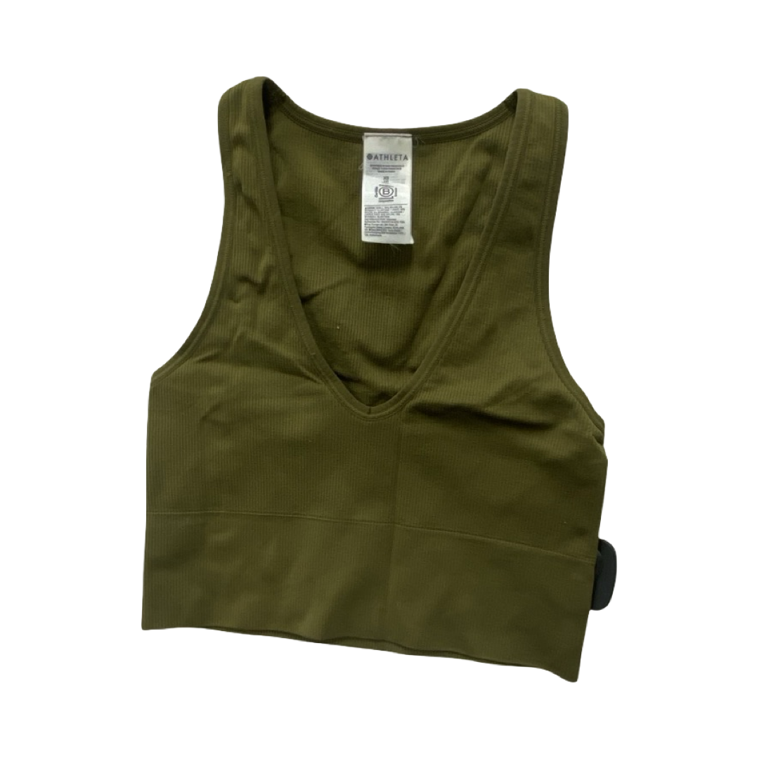 Athletic Tank Top By Athleta In Green, Size:Xs