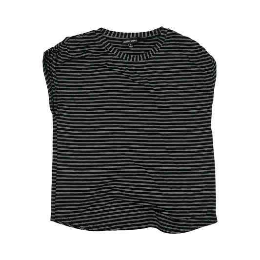 Top Sleeveless By Modern Works In Black & White, Size:S