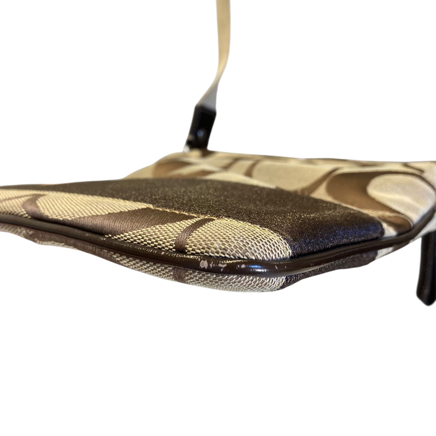 Crossbody Designer By Coach In Brown, Size:Small