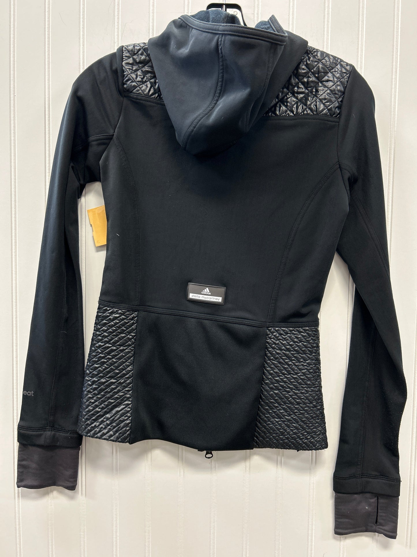 Athletic Jacket By Adidas In Black, Size:S