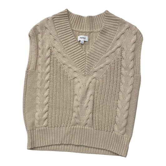Vest Sweater By Pistola In Beige, Size:S