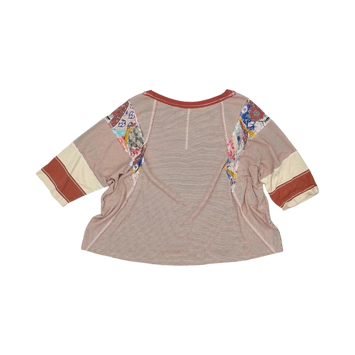 Top Ss By Easel In Striped Pattern, Size:L