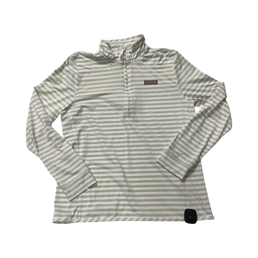 Athletic Jacket By Vineyard Vines In Tan & White, Size:L