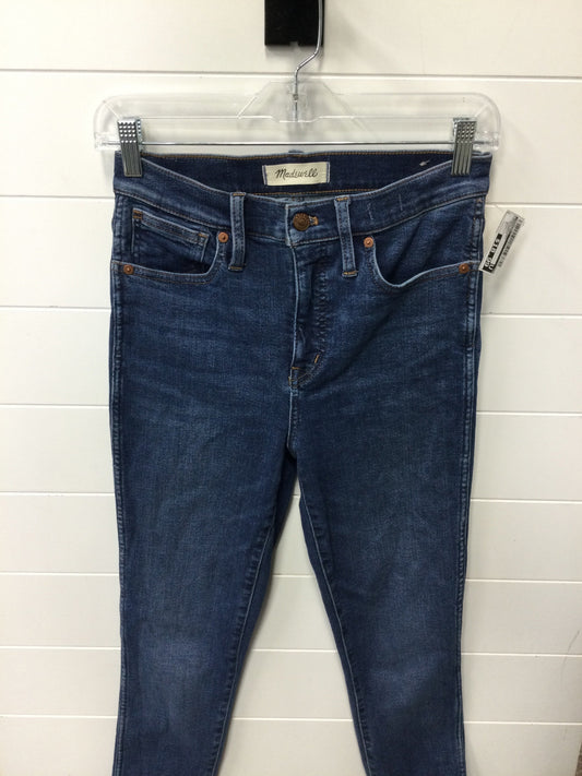 Jeans Skinny By Madewell In Blue Denim, Size:6