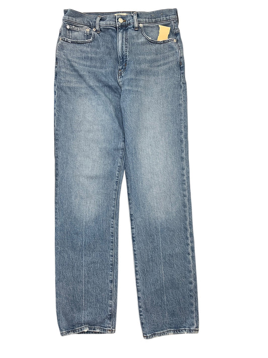 Jeans Straight By Madewell In Blue Denim, Size:10