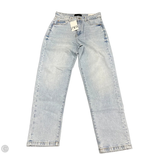 Jeans Straight By Zara In Blue, Size: 6